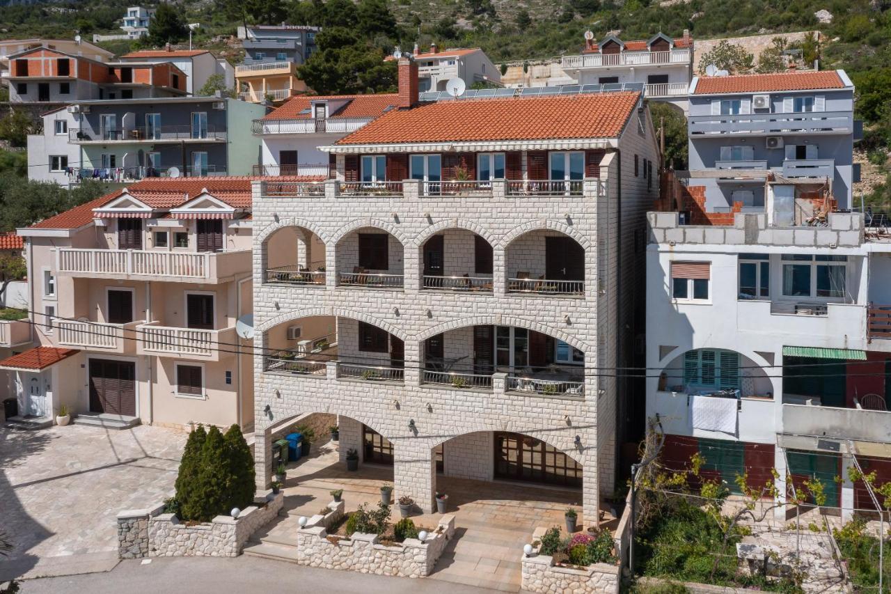 Beachfront Xxl - 2 Apartments Together - Lokva Rogoznica Eksteriør billede