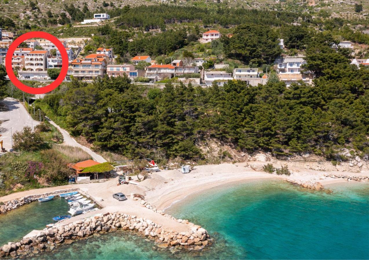 Beachfront Xxl - 2 Apartments Together - Lokva Rogoznica Eksteriør billede